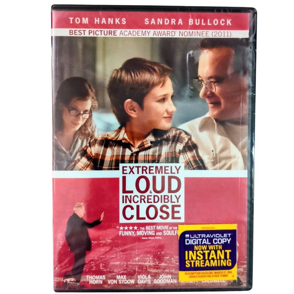 Extremely Loud Incredibly Close DVD 2012 Tom Hanks Sandra Bullock Widescreen New